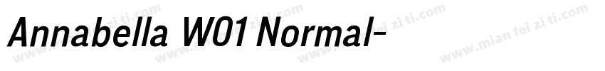 Annabella W01 Normal字体转换